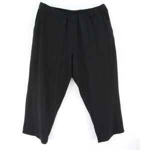 Avenue Stretch Waist Dress Pants Womens 22/24 Black Polyester‎ Pockets